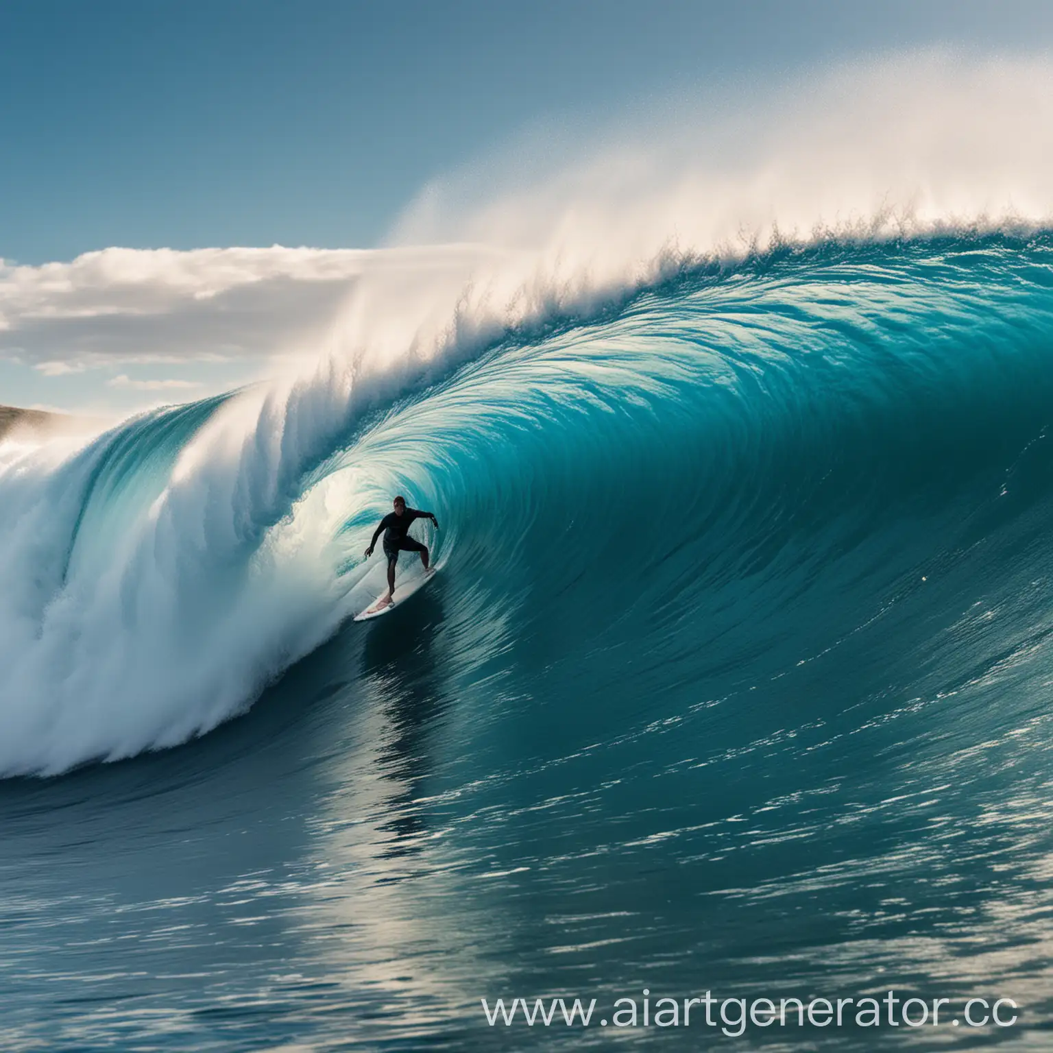 Surfer-Riding-Vibrant-Blue-Wave-Epic-Photo