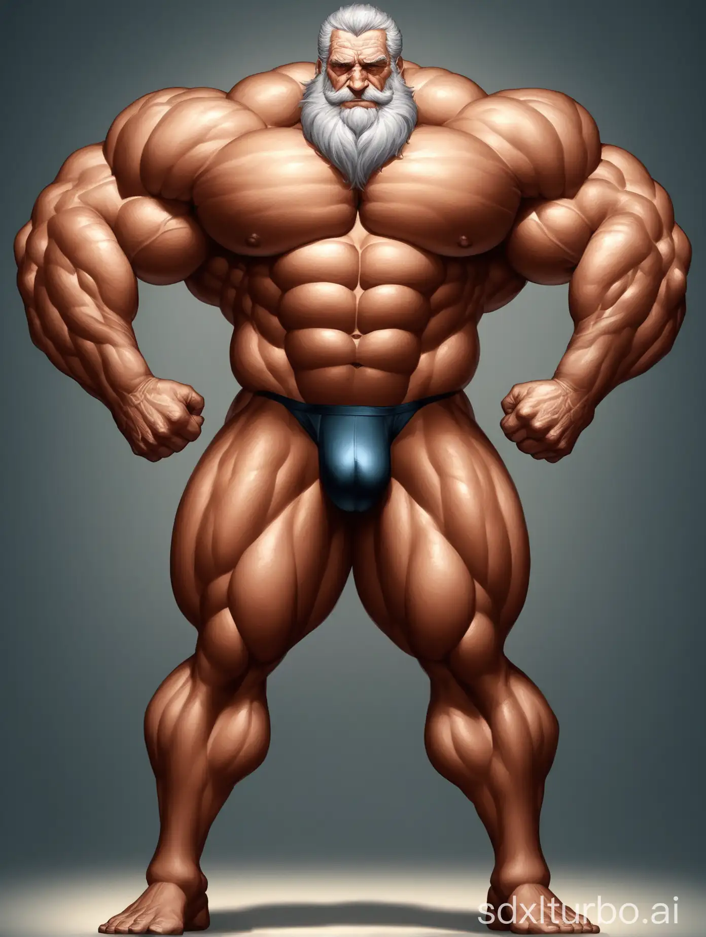 Imposing-Elderly-Giant-Displaying-Muscular-Physique