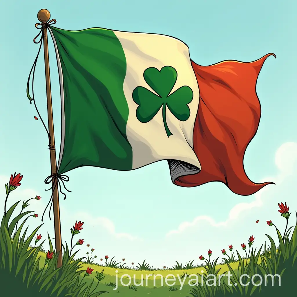 St-Patricks-Flag-Dancing-in-the-Breeze