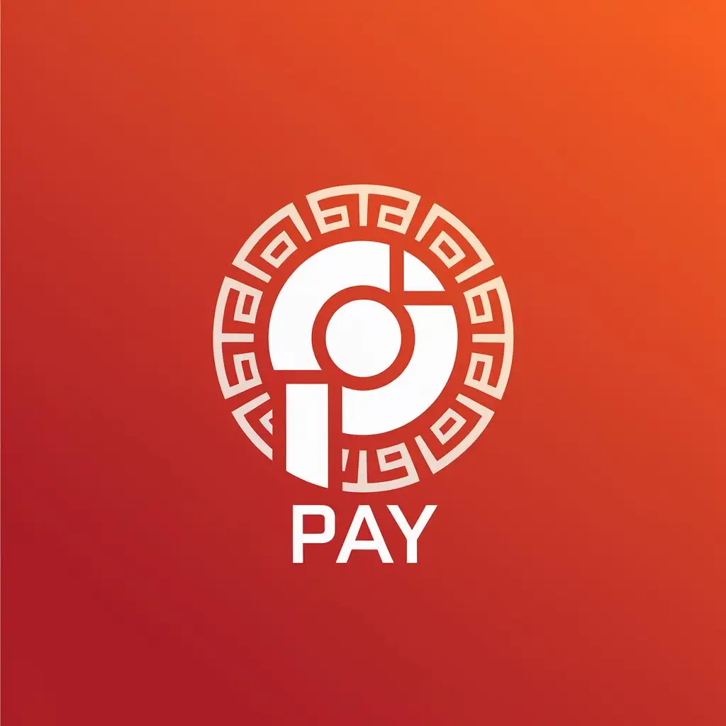 LOGO-Design-for-PAY-White-Coin-Symbol-on-Red-Background-with-Chinese-Coin-Pattern