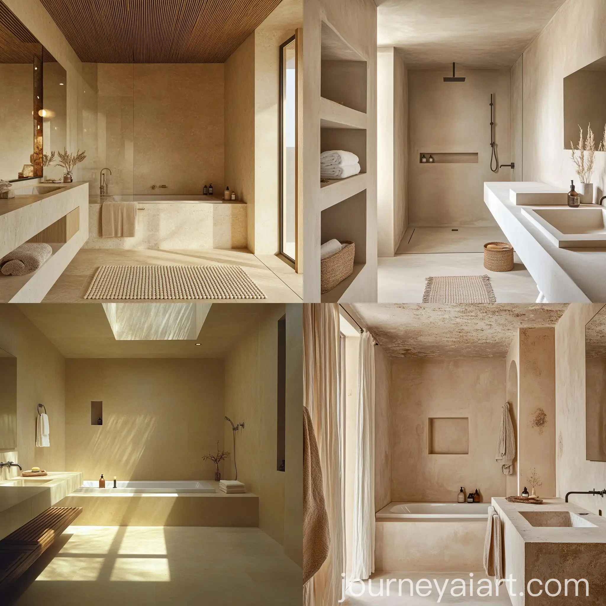 Sand-Colored-Bathroom-Interior-Design-with-Modern-Features