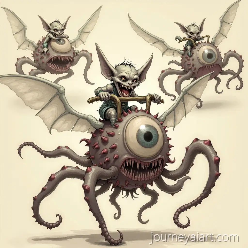 Cunning-Goblin-Riding-Playful-Beholder-in-Fantasy-BlizzardStyle-Scene