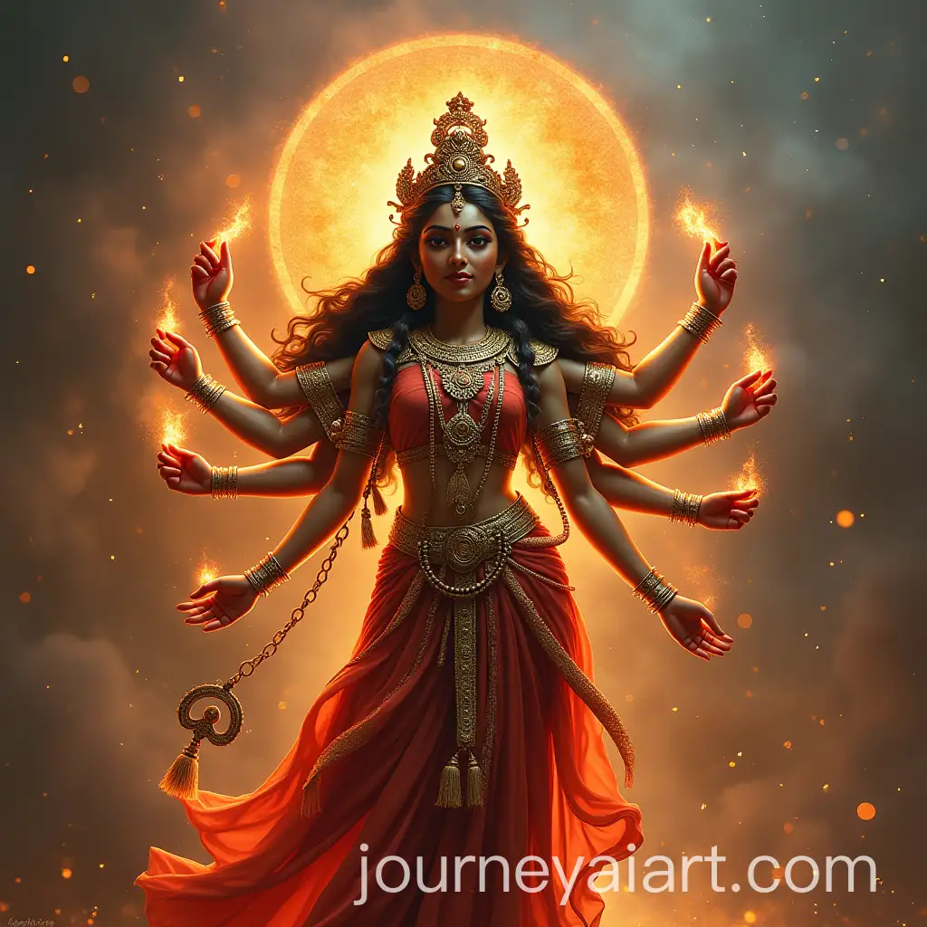 Goddess-Durga-Empowered-in-Divine-Majesty