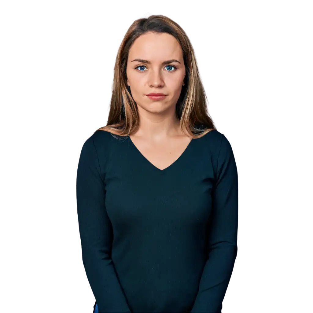 Realistic-American-Woman-PNG-Image-with-Detailed-Facial-Features-and-Dark-Collared-Shirt