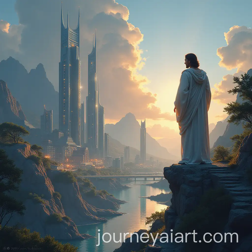 Futuristic-City-with-JesusAI-Art-Expansion-and-SEO-Overlooking-the-Skyline