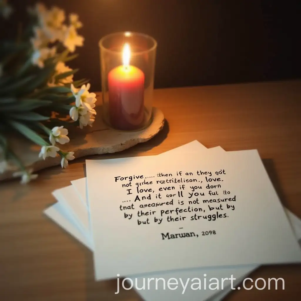 Office-Desk-with-Candle-Papers-and-Inspirational-Quote-by-Marwan