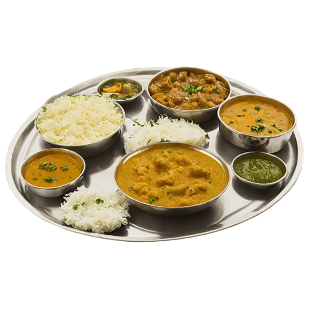 Delicious-Thali-Food-PNG-Image-Exquisite-Visual-Representation