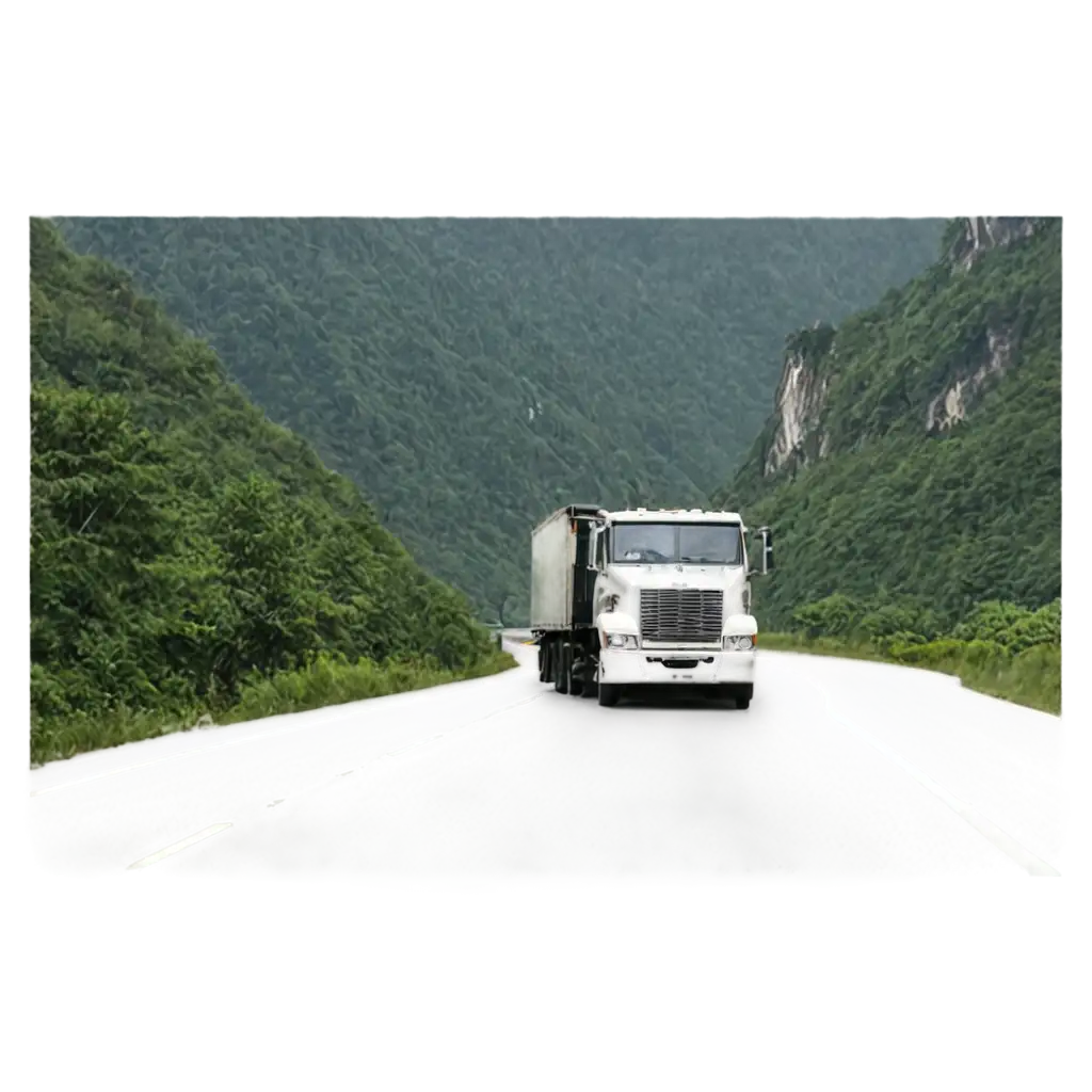 High-Mountain-Truck-on-Road-PNG-Image-Enhances-Visual-Clarity-and-Quality