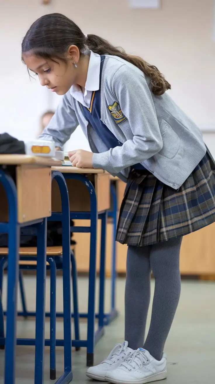 14YearOld-Turkish-Schoolgirl-in-Classroom-Uniform