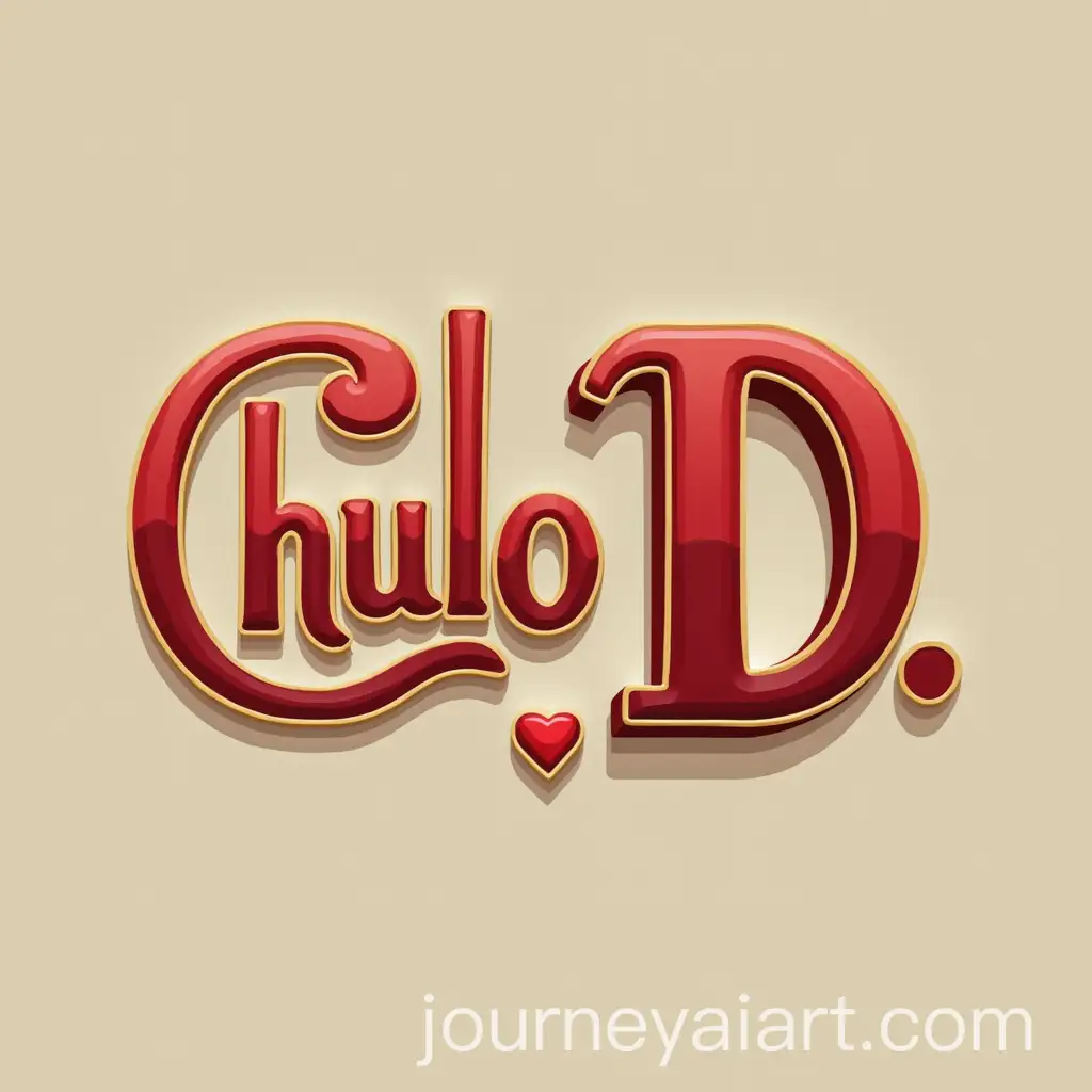 Bold-Red-andAI-Art-Prompt-Expansion-Gold-Typography-with-Heart-Symbol-Design-Chulo-D