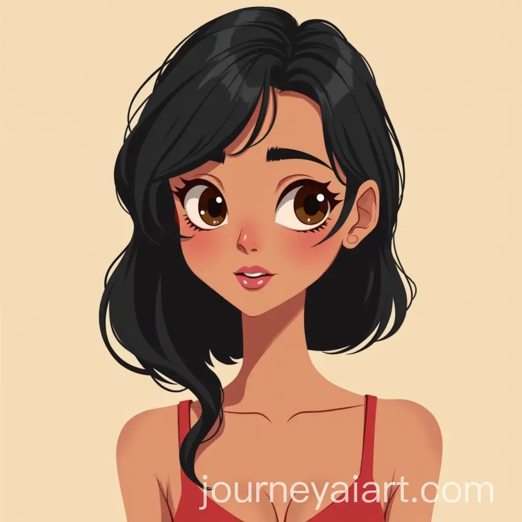 Animated-Avatar-of-Small-Thin-Woman-with-Black-Hair-and-Brown-Eyes-for-Media-Library-Crush-Cards