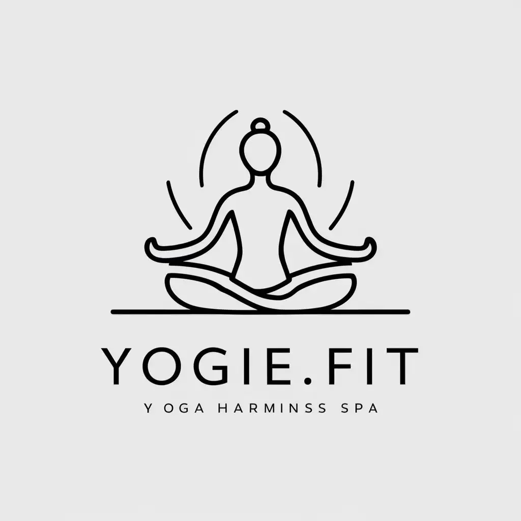 LOGO Design For Yogiefit Yoga Minimalism for Beauty Spa Industry