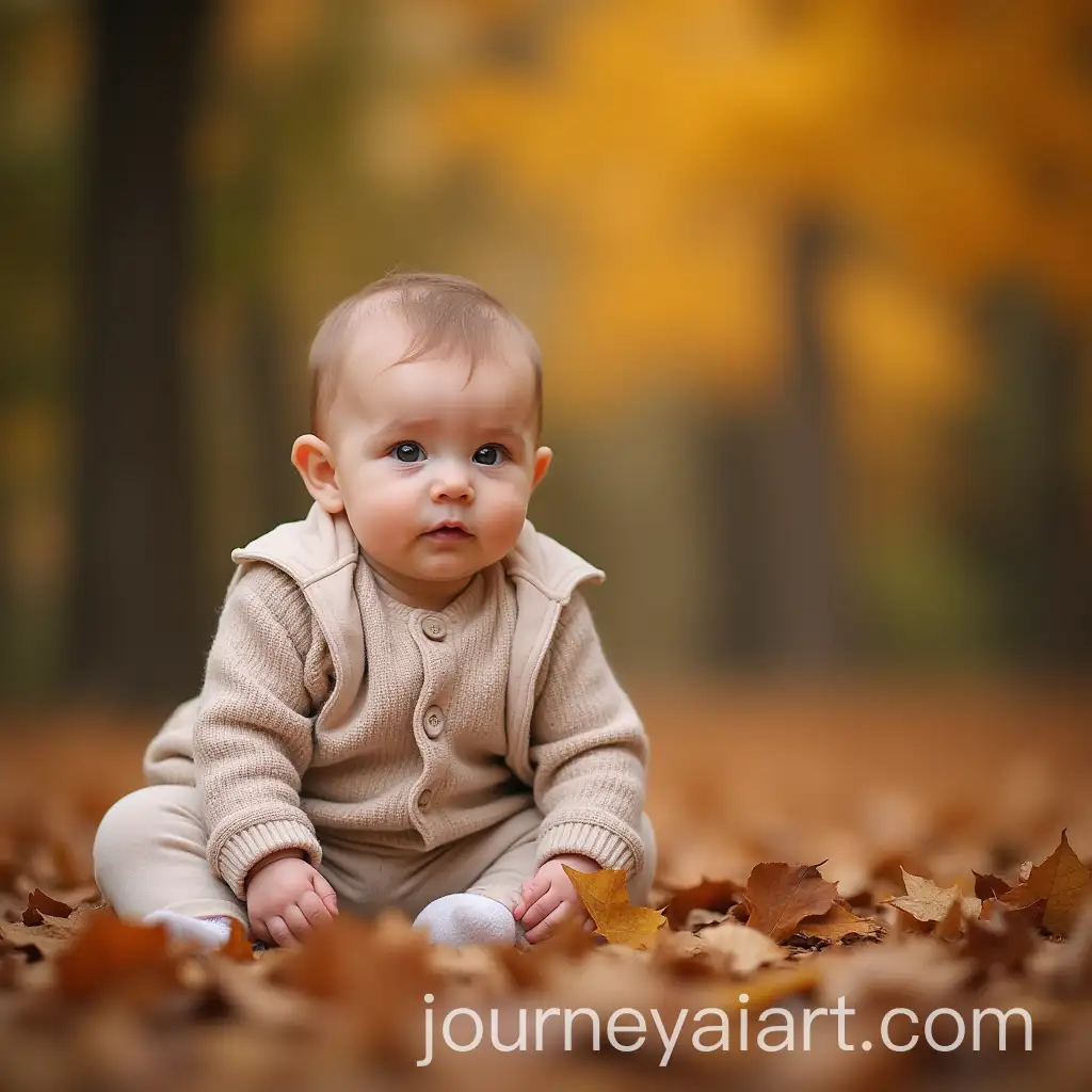 Autumn-Baby-Photography-with-OneMonthOld-Infant