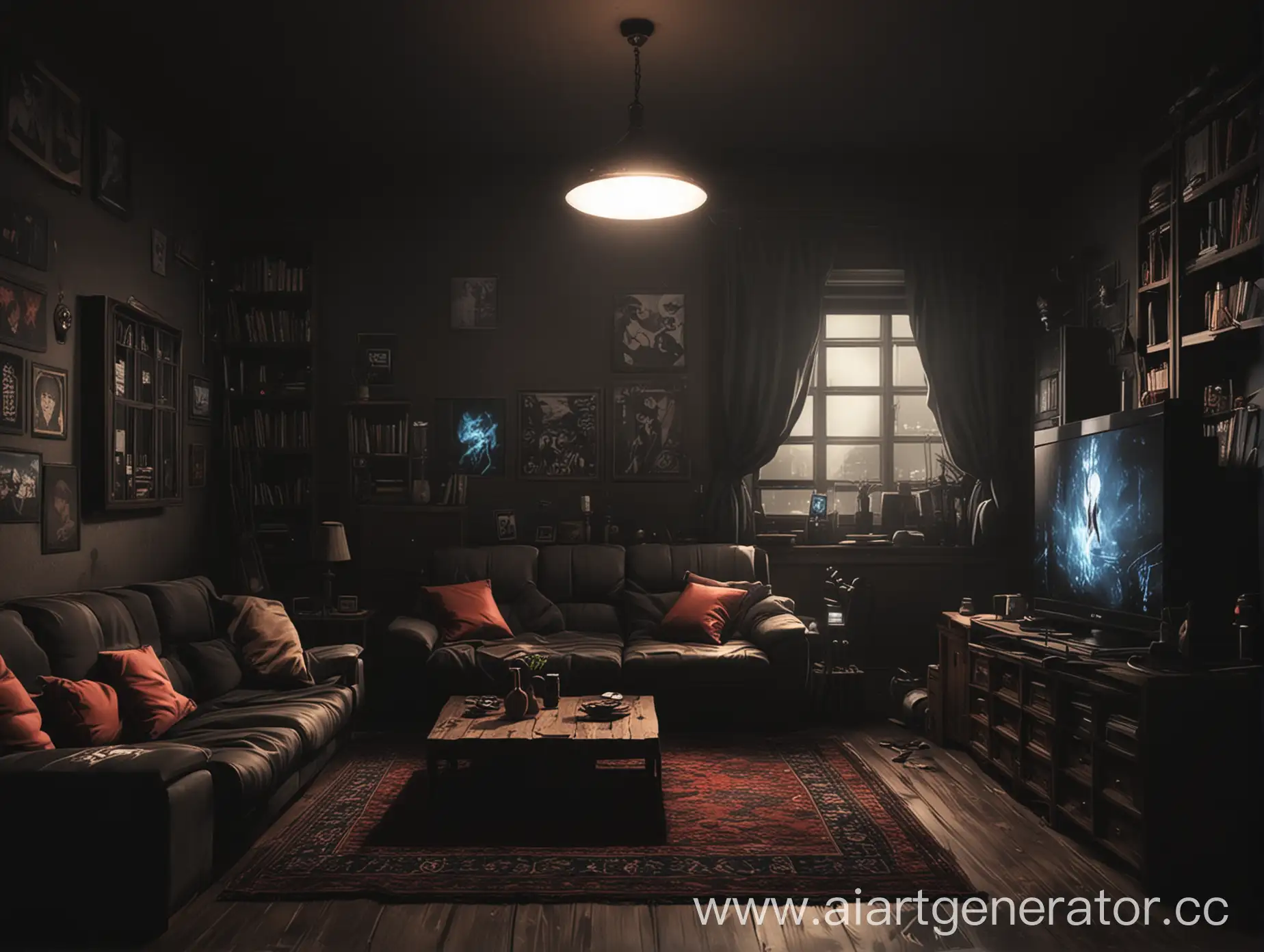 Dark-Anime-Style-Living-Room-Scene