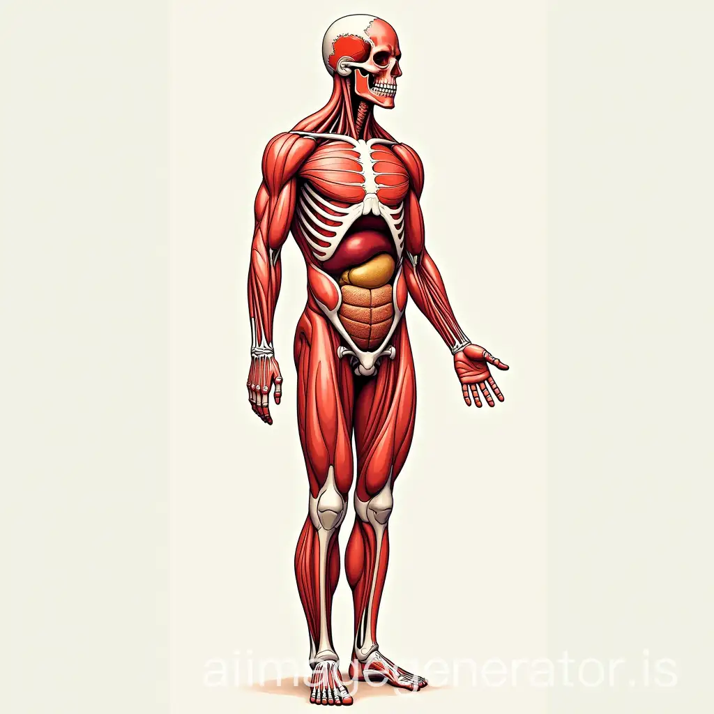 Anatomy-of-the-Human-Body-with-Detailed-Musculature-and-Skeletal-Structure