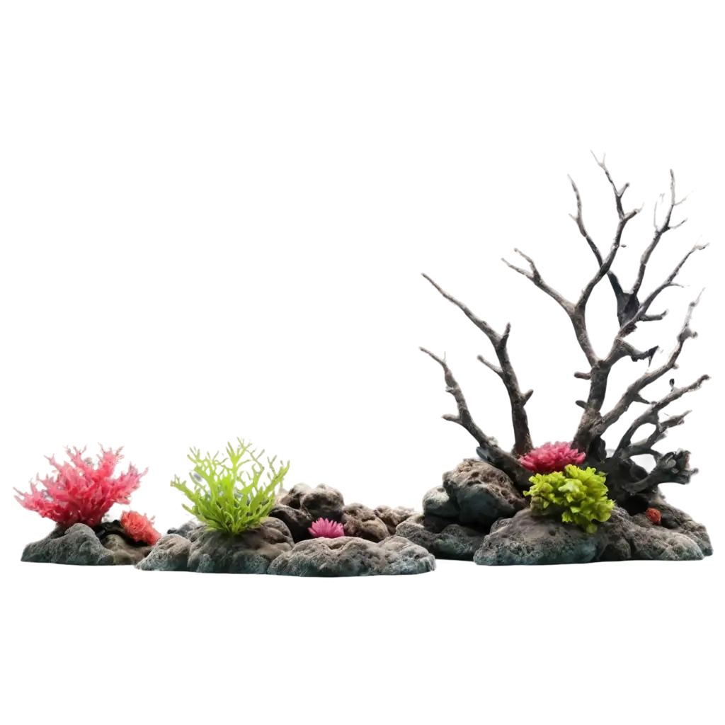 Vibrant-3D-Coral-Reef-PNG-Image-Captivating-Dark-Colors-and-Rock-Textures