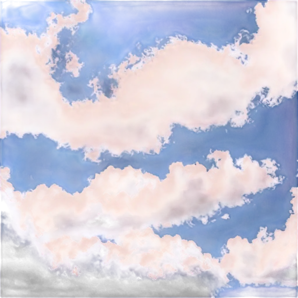 clouds in the blue sky