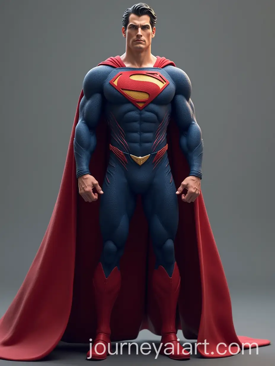 Redesign-of-Superman-Suit-with-a-Fresh-Color-Palette