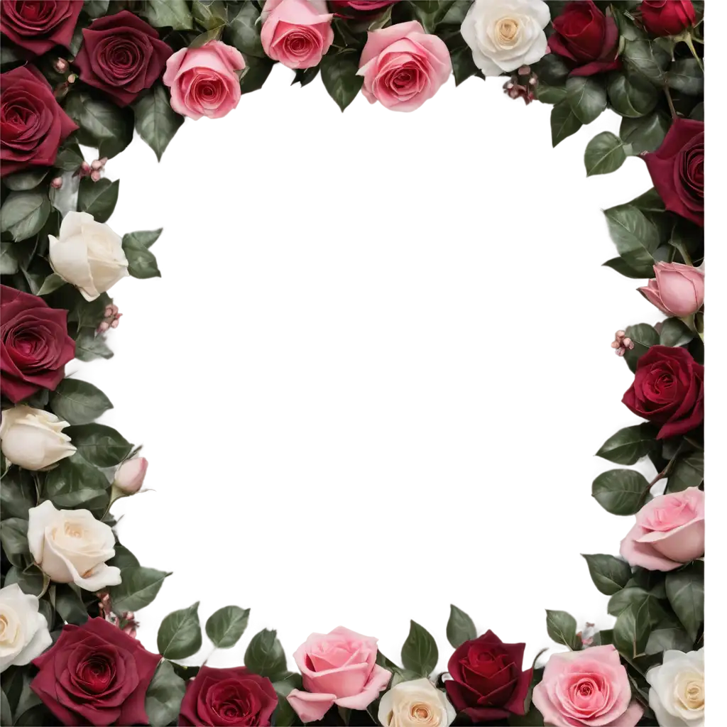 Elegant-DarkThemed-Floral-PNG-Frame-with-Roses-for-Invitations-and-Designs