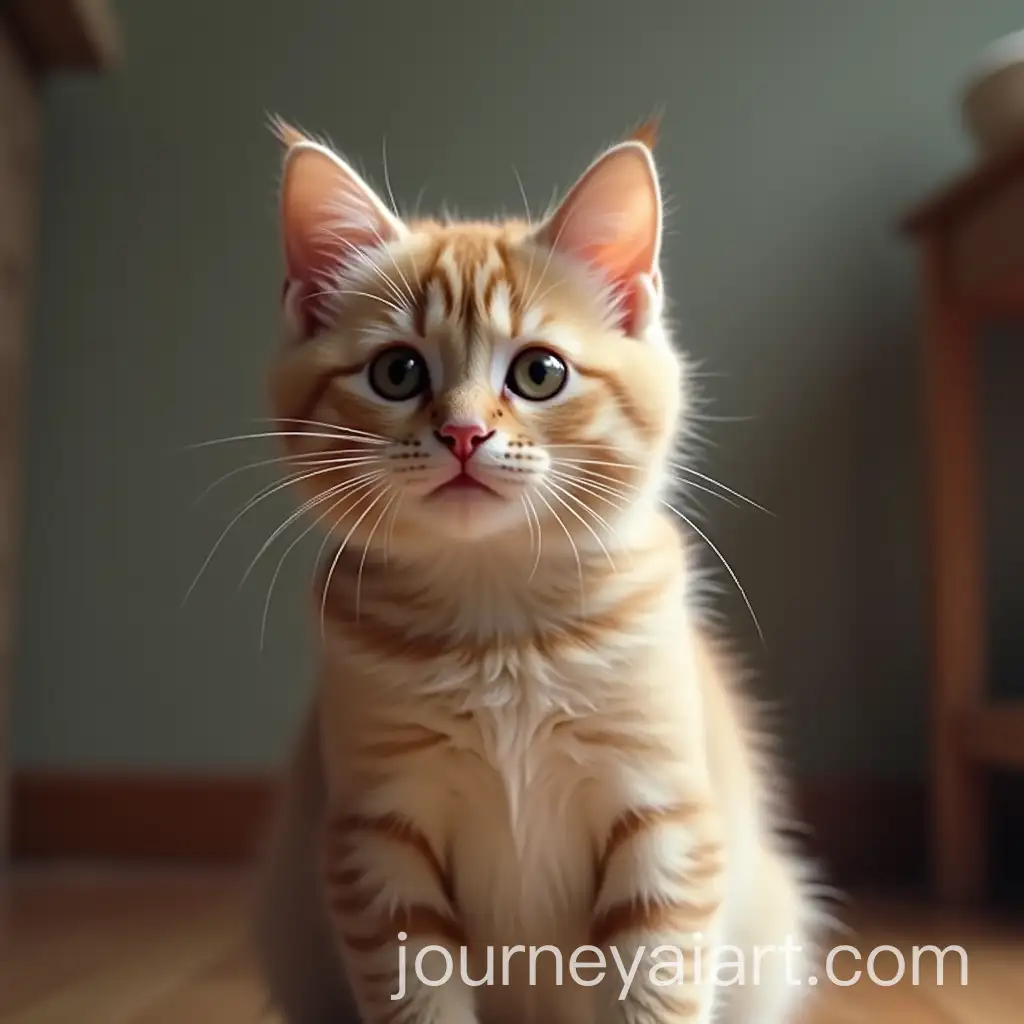 Playful-Tabby-Cat-with-Yarn-Ball-in-Sunlit-Room