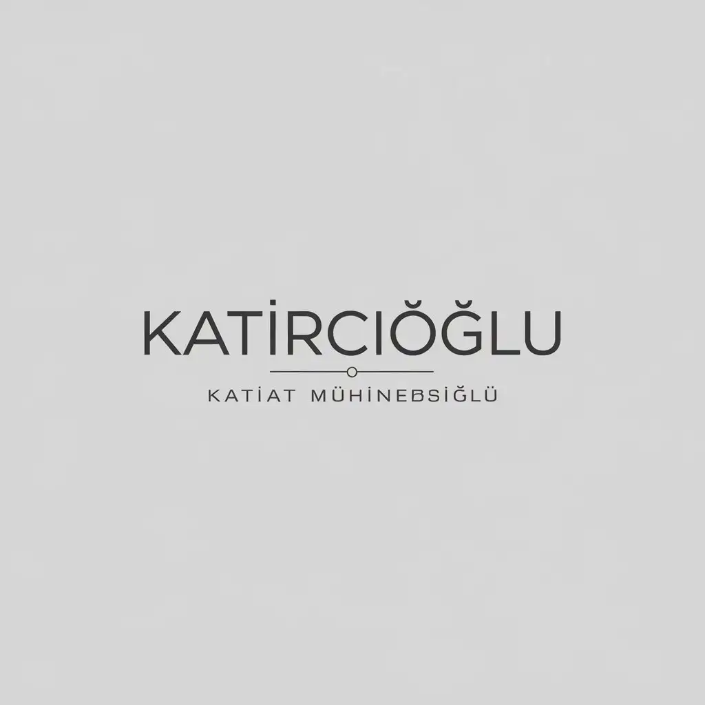 LOGO Design for Katrcolu Map Engineering Professional Minimalistic with Bold Typography and Subtle Coordinate Line