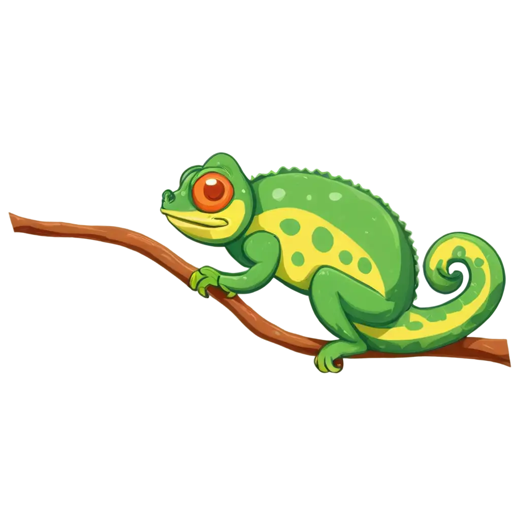 Colored-Chameleon-with-a-Smile-PNG-Cartoon-Style-Illustration