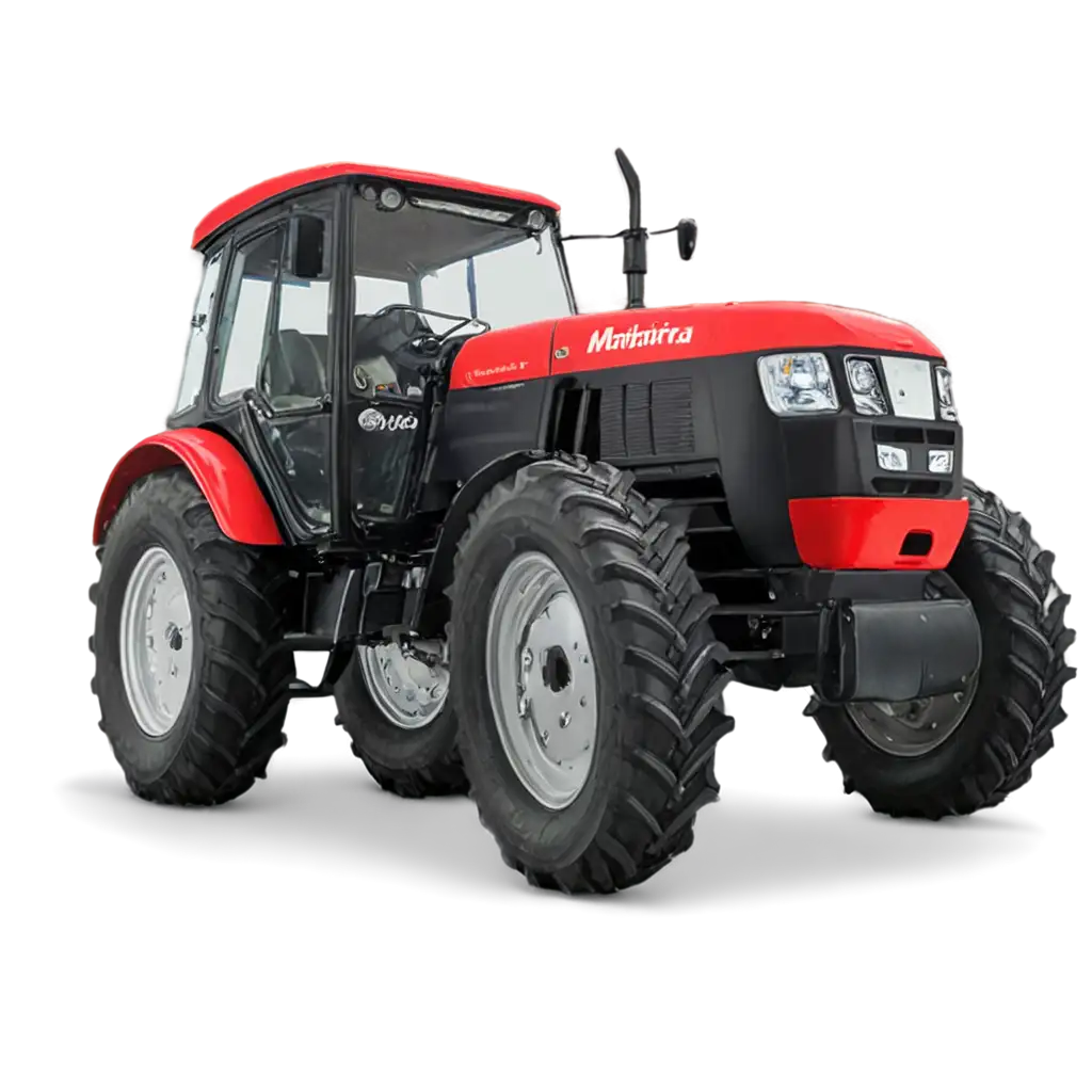 HighQuality-PNG-Image-of-Indian-Mahindra-Tractor-for-Versatile-Use