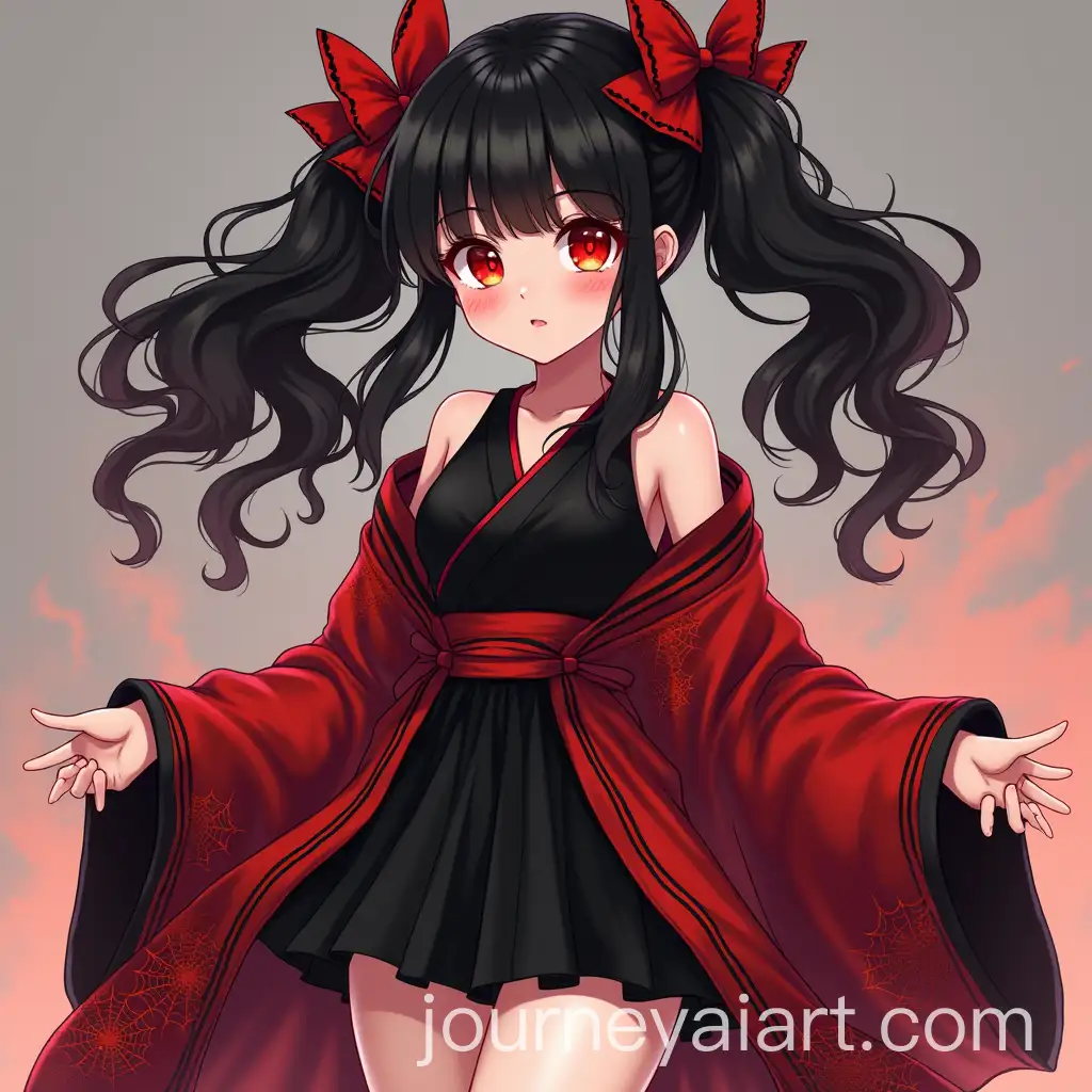 Demon-Slayer-Style-Girl-with-Red-Eyes-and-Spiderweb-Kimono
