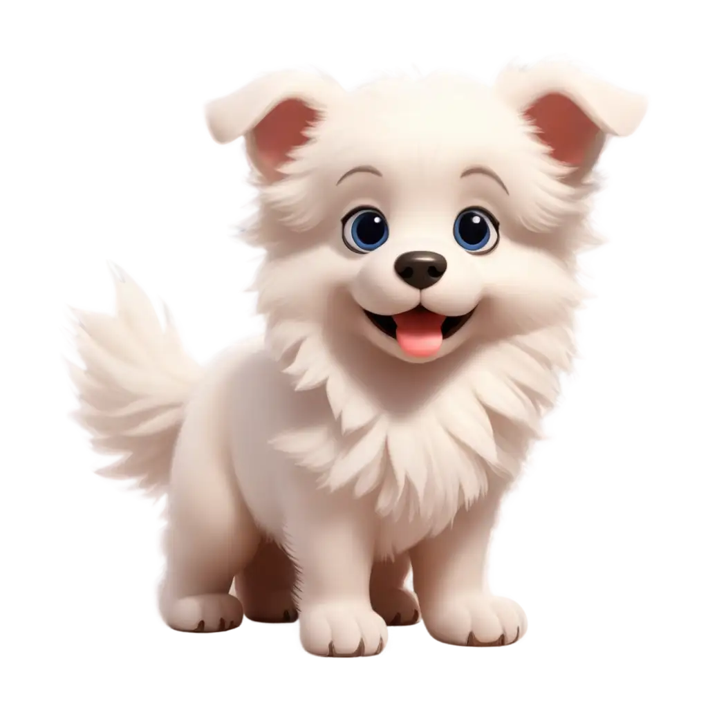 Adorable-White-Fluffy-Puppy-Cartoon-PNG-HighQuality-Image-for-All-Ages