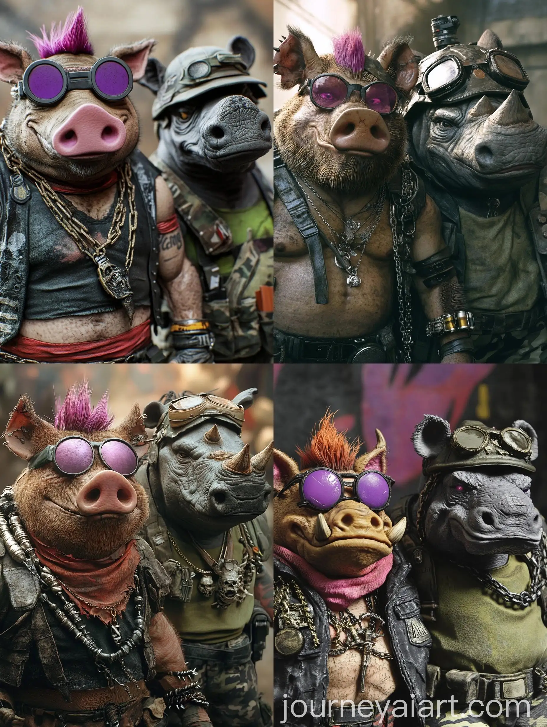 Mutant-Boar-and-Rhinoceros-CloseUp-Portrait