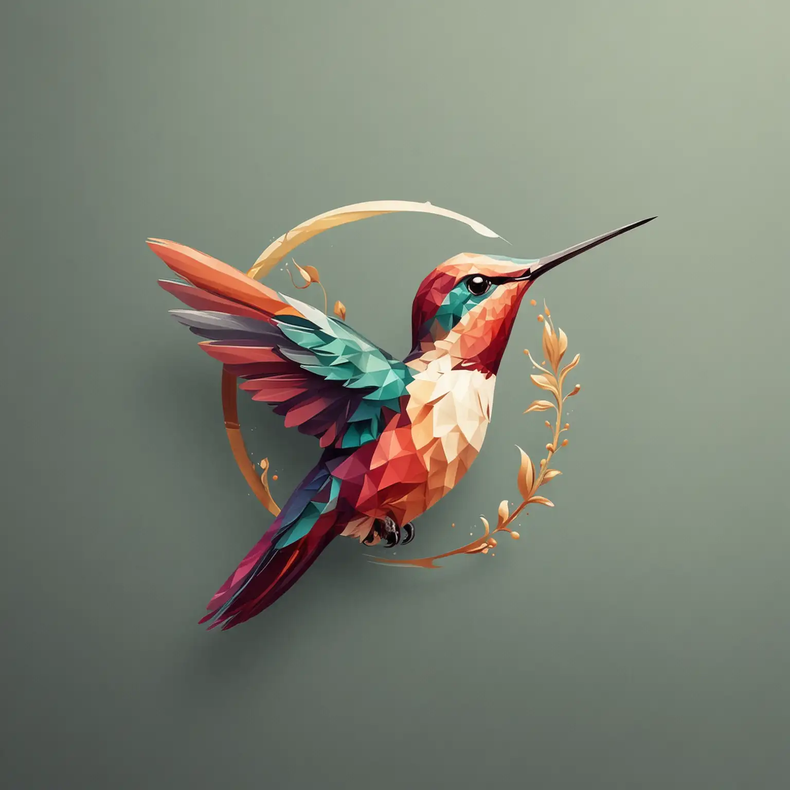 Vibrant-Hummingbird-Embossed-on-Sleek-Modern-Logo