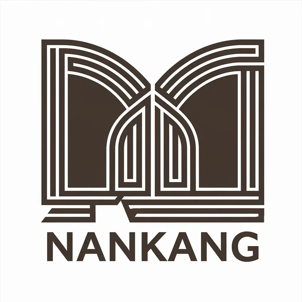 a vector logo design,with the text "Nankang", main symbol:furniture,Moderate,be used in Home Family industry,clear background