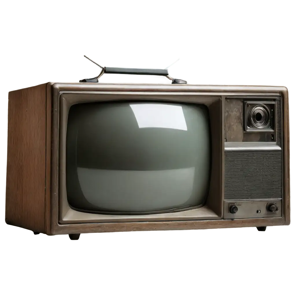 Vintage-Charm-Old-Television-PNG-Image-for-Creative-Use