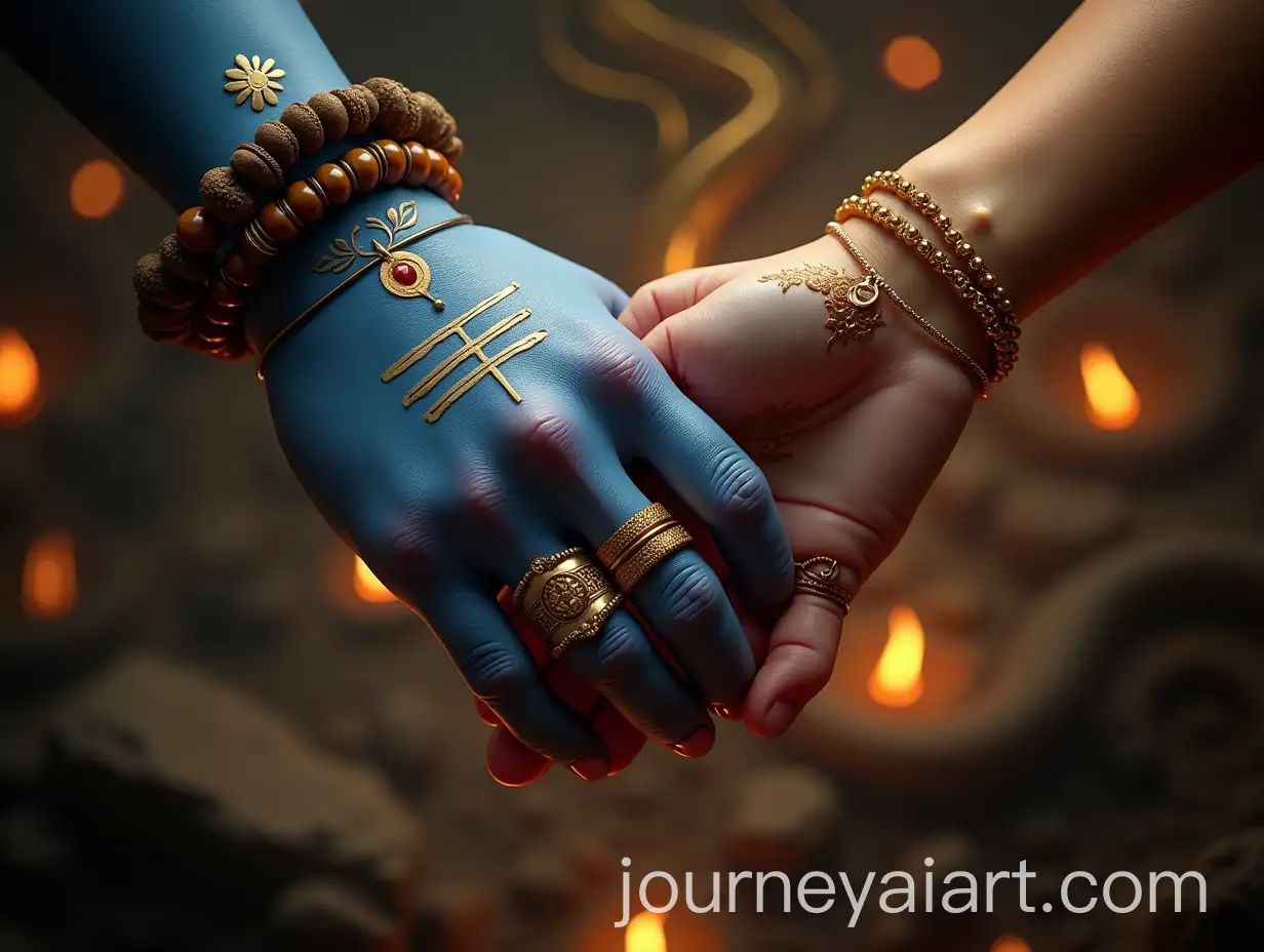 Intertwined-Hands-of-Lord-Shiva-and-Goddess-Parvati-Symbolizing-Divine-Love