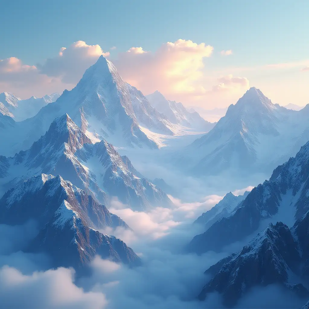 Please generate any mountains like seen to real eyes