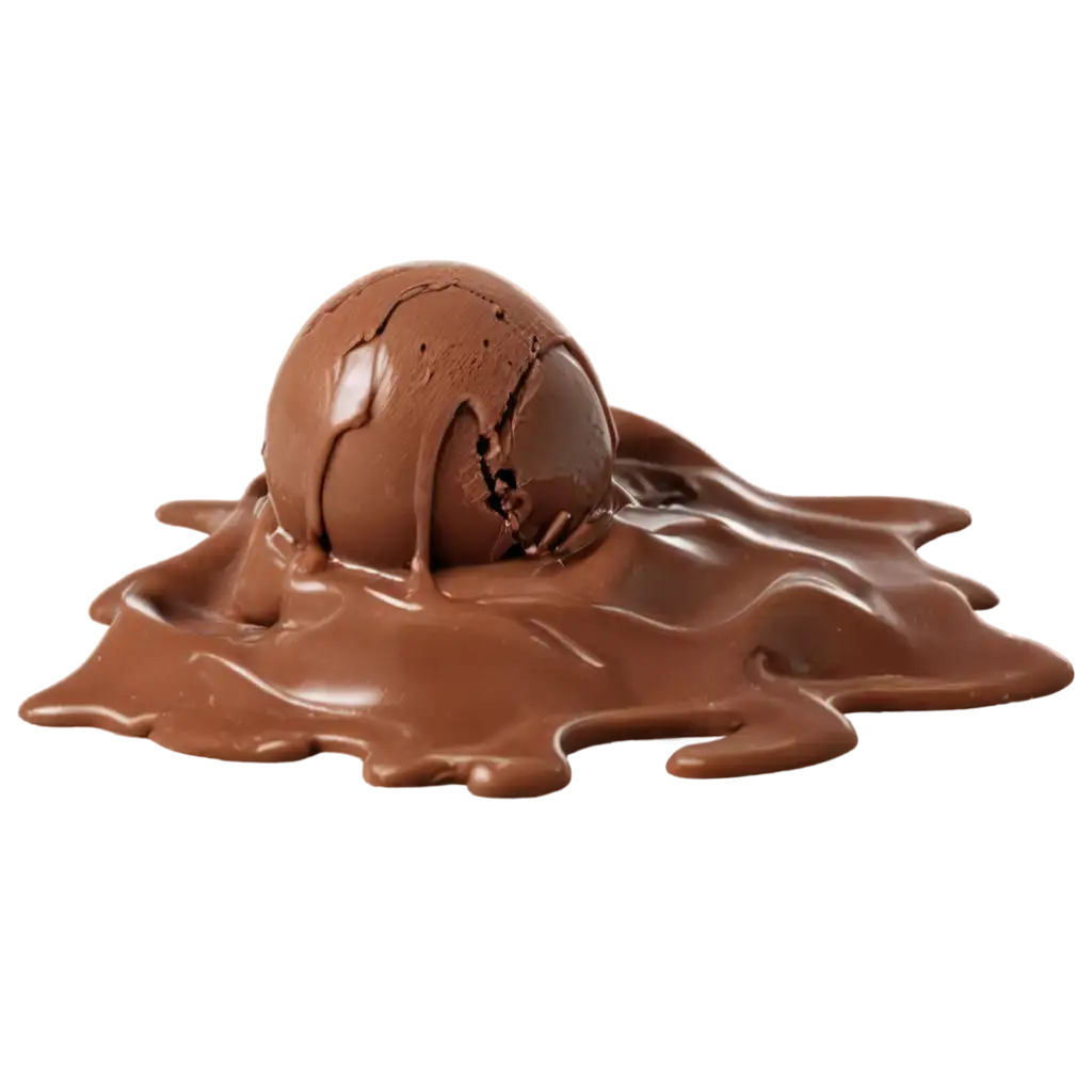 Create-HighQuality-Melting-Chocolate-Ice-Cream-PNG-Image-for-Various-Uses