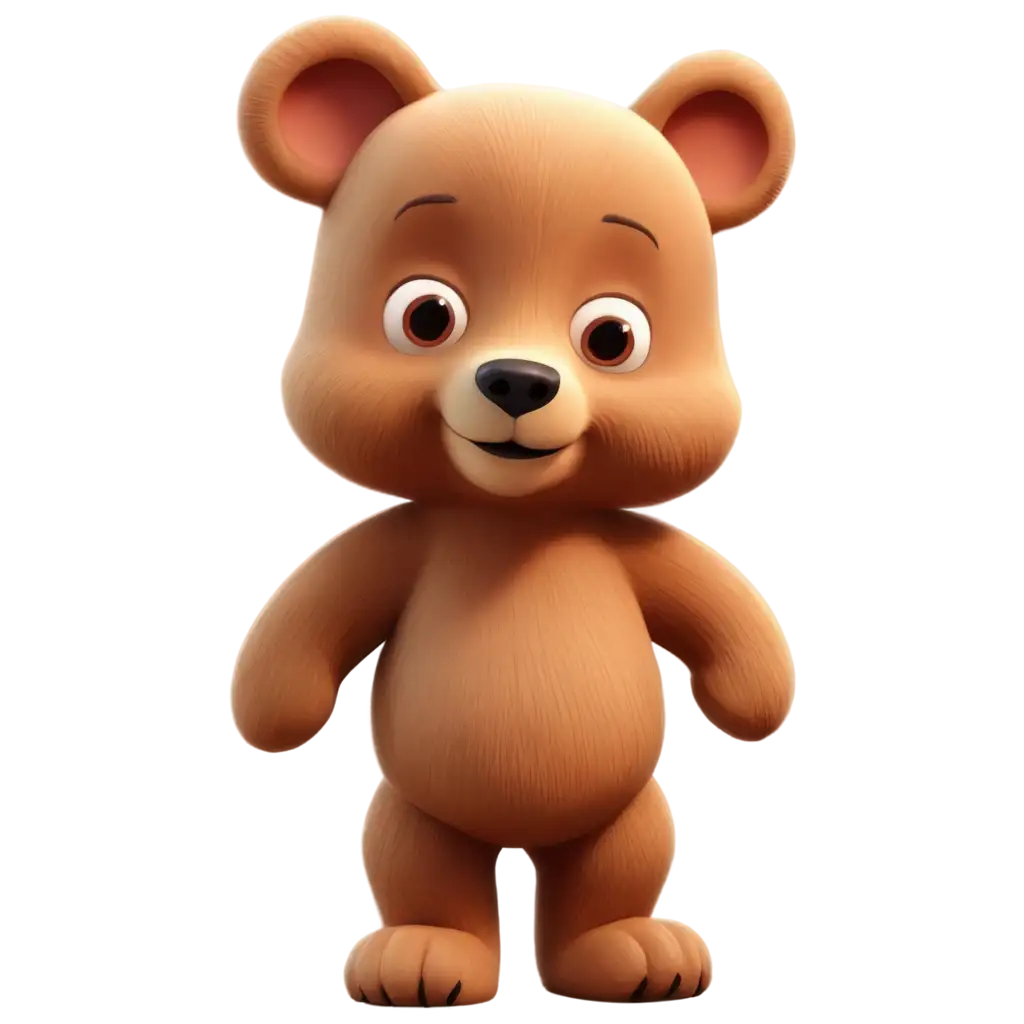 3D-Bear-Cartoon-PNG-Playful-and-Versatile-Illustration-for-Creative-Projects