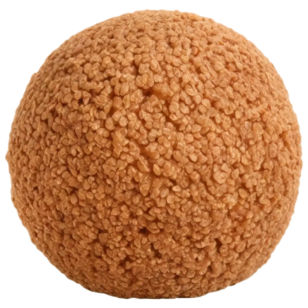 HighQualityPNG-Image-Usage-Scenarios-PNG-of-a-Single-Jaggery-Ball-with-Authentic-Texture