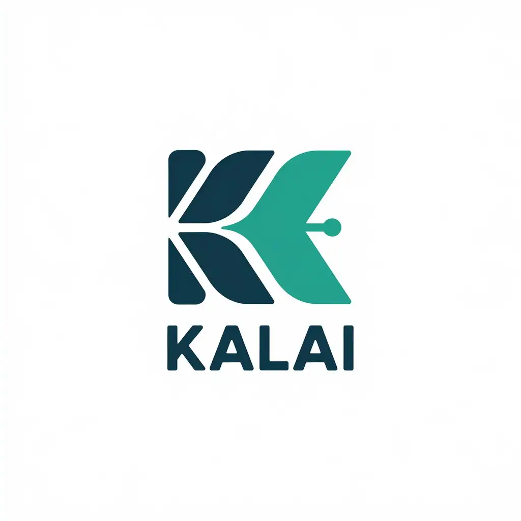 a vector logo design,with the text "KALAI", main symbol:a oar,Moderate,be used in Sports Fitness industry,clear background