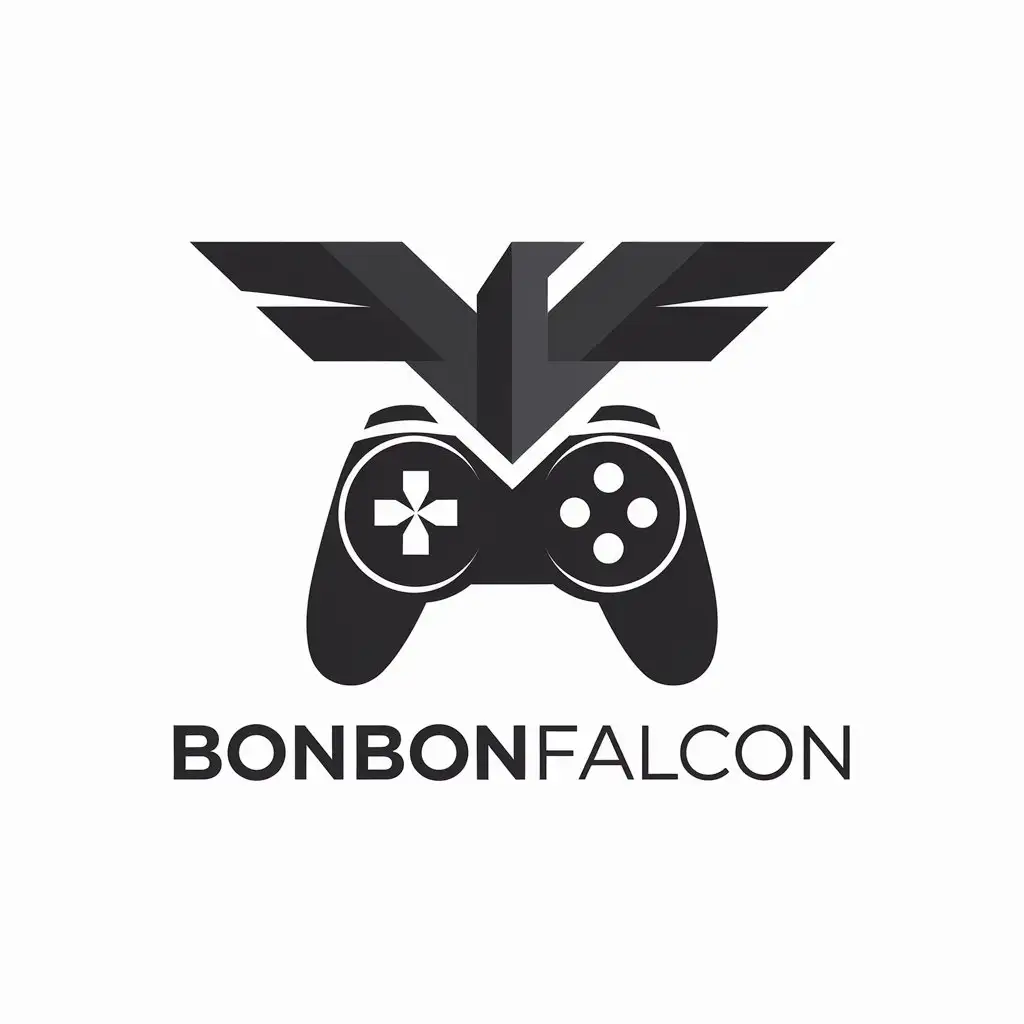 LOGO Design for BonBonFalcon Abstract Video Games Symbol in Technology Industry