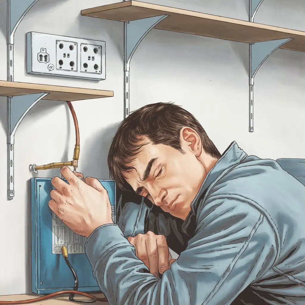 Oleg-CompletingAI-Art-Prompt-Expansion-Household-Tasks-and-Resting-in-a-Detailed-and-Vibrant-Illustration