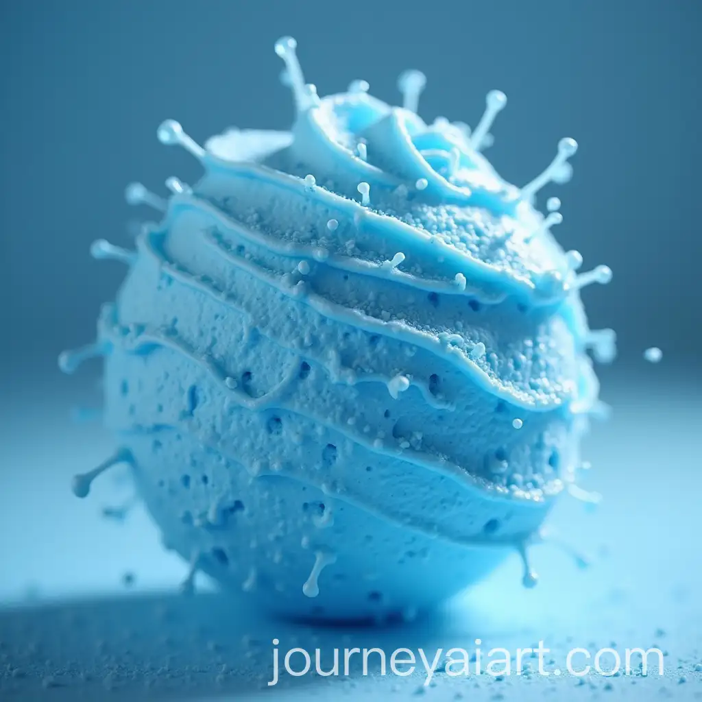 Blue-Round-Ice-Cream-Symbolizing-Destruction-of-Sars-Cov2-Virus