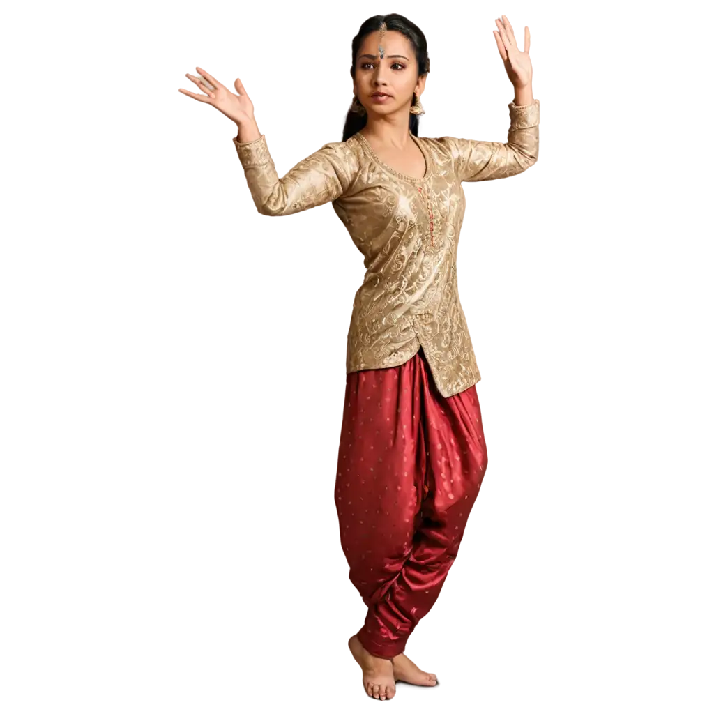 Kathak-Dancer-PNG-Image-A-Beautiful-Representation-of-Indian-Classical-Dance-in-HighQuality-Format