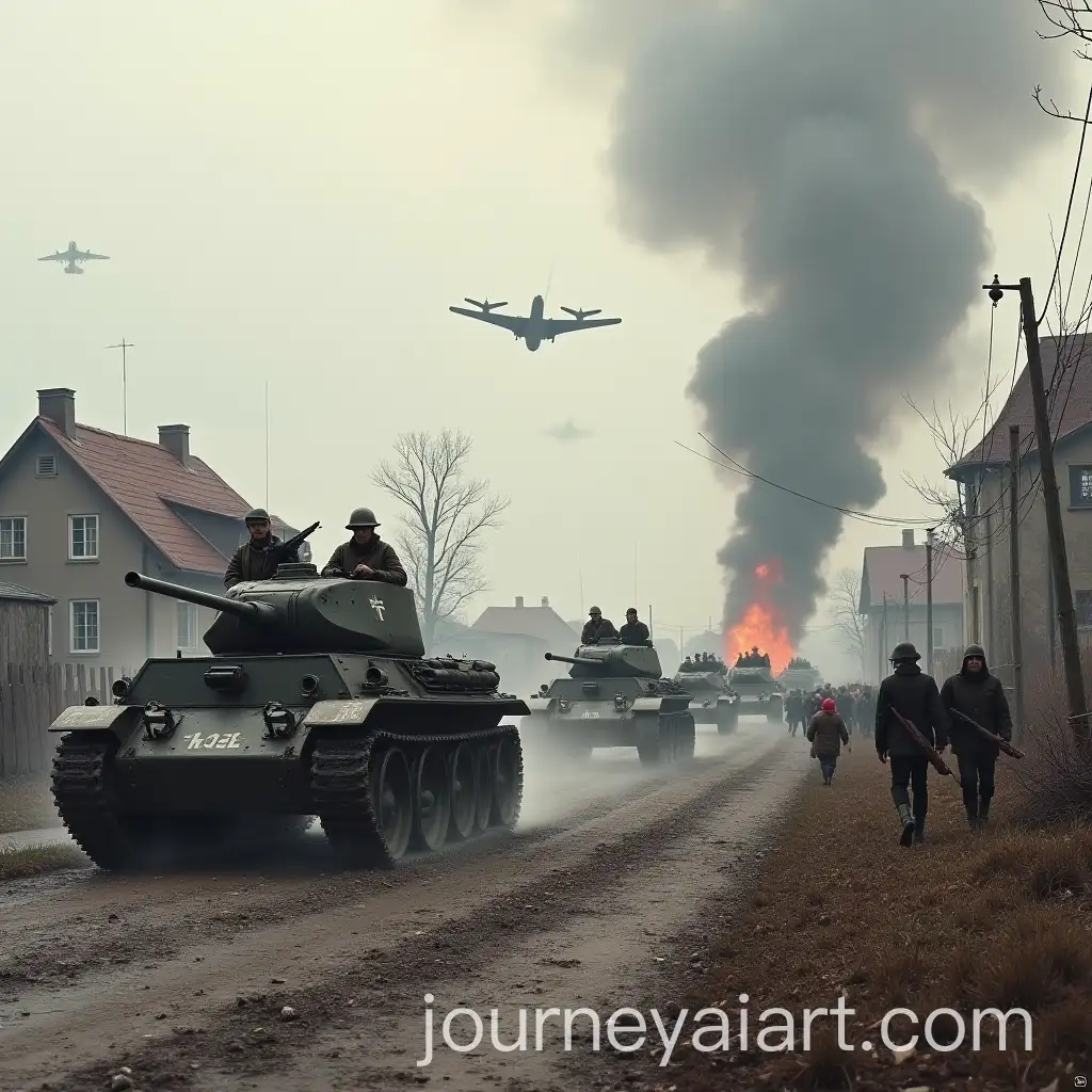 Dramatic-Depiction-of-the-Invasion-of-Poland-in-1939-During-World-War-II