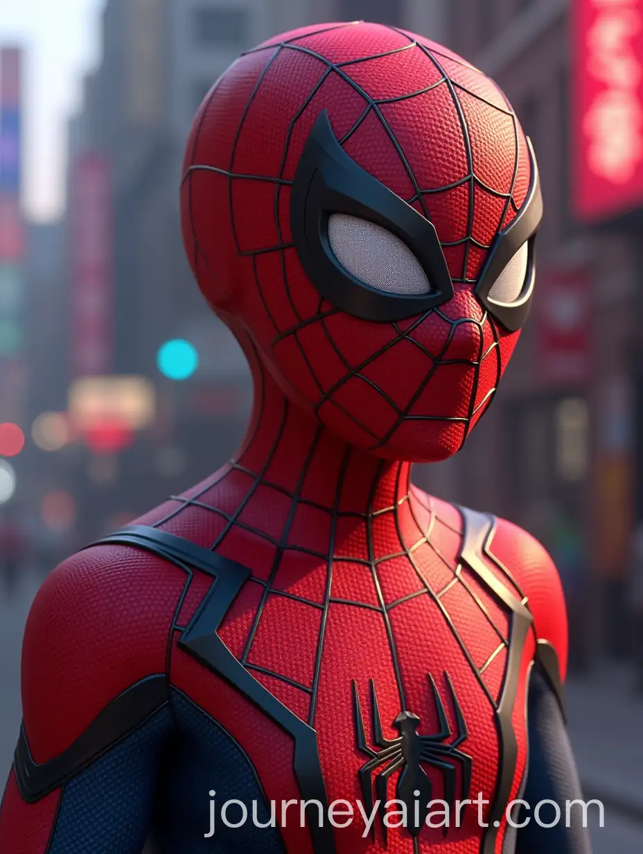 Spiderman-Miles-Morales-3D-NFT-Portrait