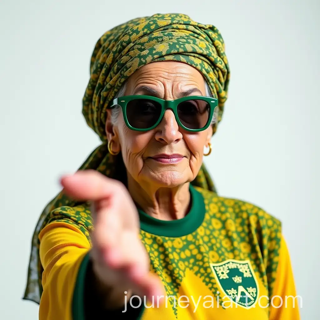 Elderly-Maghrebian-Woman-in-Berber-Headscarf-with-Trendy-Sunglasses-and-Football-Jersey