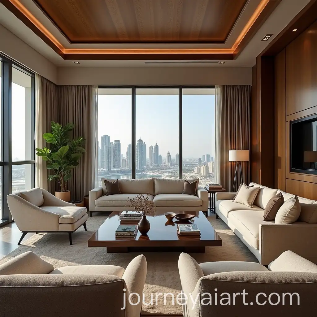 Luxury-Living-Room-with-Artisan-Furniture-and-Dubai-Skyline-View
