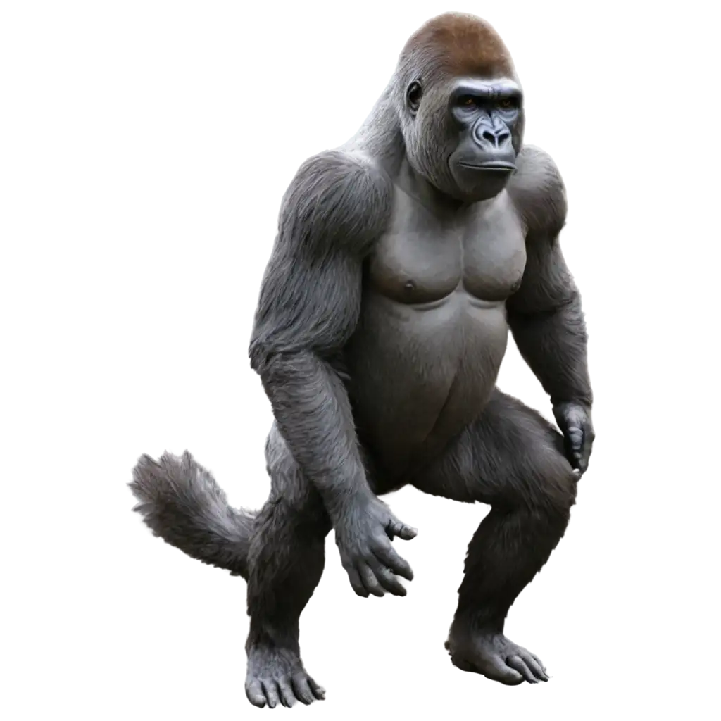 HighQuality-Gorilla-PNG-Image-for-Versatile-Applications