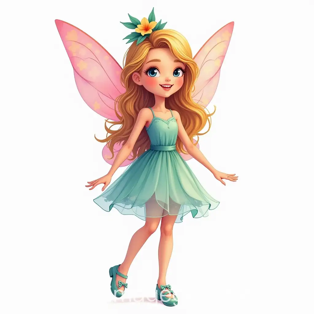 Magical-Fairy-Drawing-for-Smiling-4YearOld-Girl-in-34-View