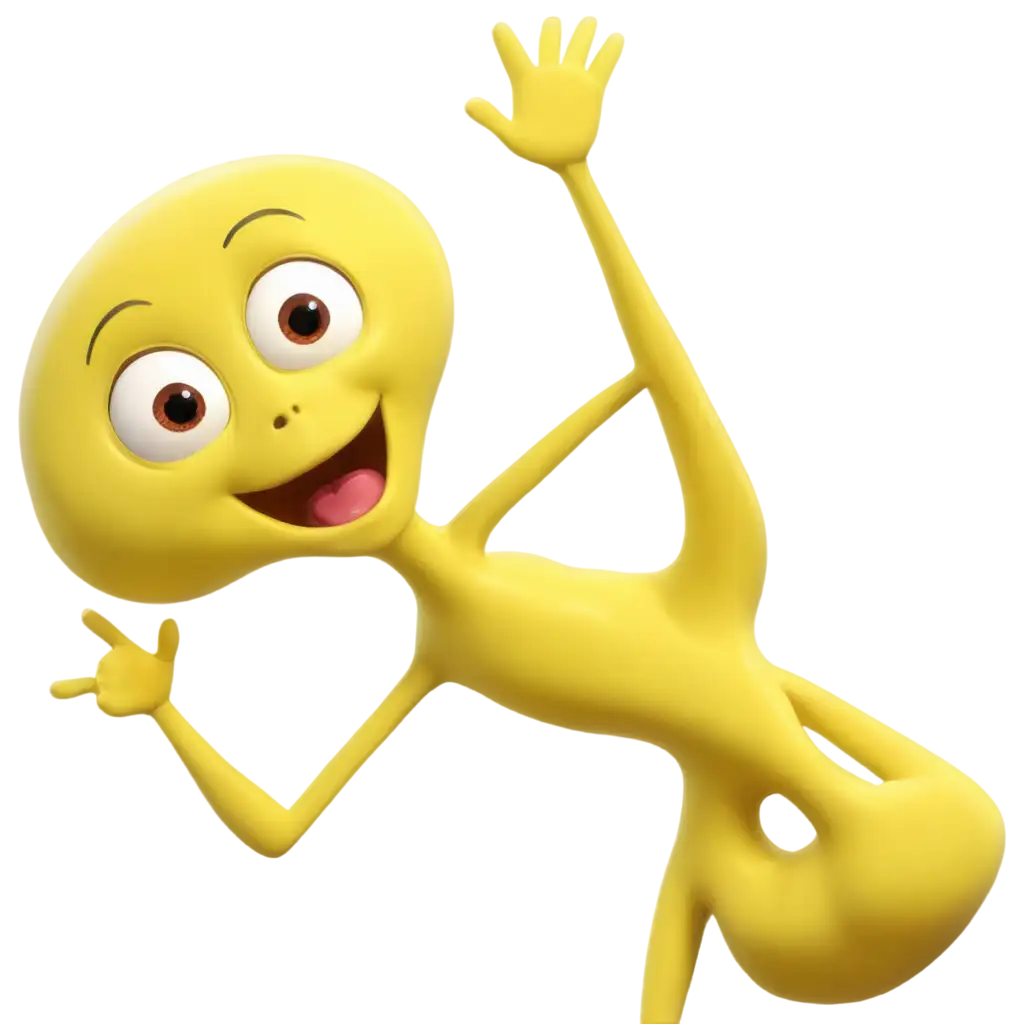 Discover-the-Joyful-Essence-of-a-Happy-Yellow-Alien-in-HighQuality-PNG